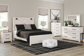 Orleans Furniture - Ashley Furniture - Gerridan Bedroom - Two Drawer Night Stand / White/Gray - B1190-92